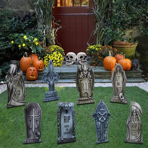 Joyin Halloween Tombstone Yard Decorations Best Outdoor Halloween