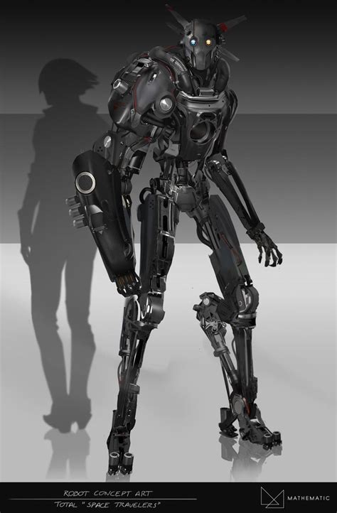 check out this behance project “robot concept art total advertising”