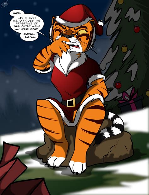 Early Christmas T Itchy Tigress By Crazyassbeethoven
