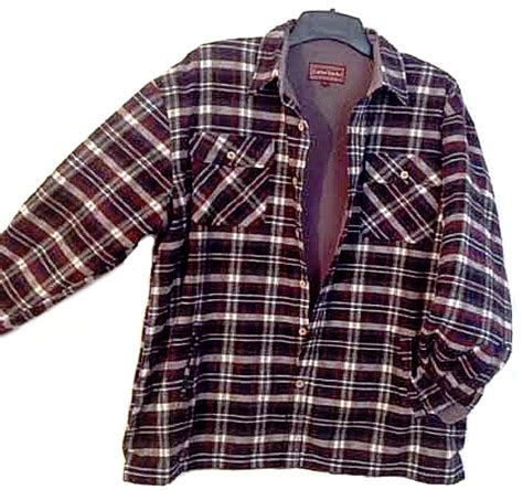 Falcon Bay Mens Long Sleeve Fleece Lined Flannel Plaid Shirt Big And