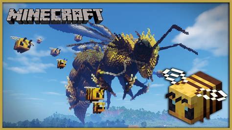 Nearby bees may enter the beehive and fill it with honey. Minecraft QUEEN BEE Build! | Timelapse - YouTube