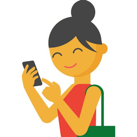 Woman Phone Icon Svg Png Free Download