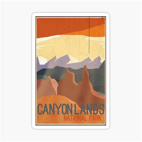 Canyonlands National Park Sticker By Maoviatt Redbubble