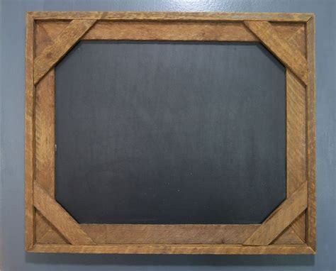 Reclaimed Wood Chalkboard The Board Is 16 X 20 And Framed With Slat