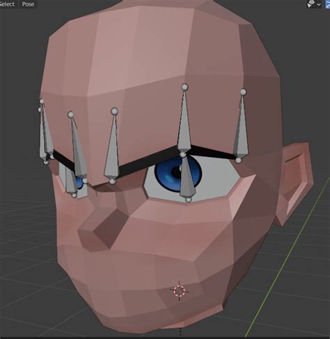 Mario Tijerino Low Poly Face Rig Test Eyes