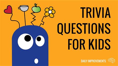 Common general knowledge questions and answers. 33 General Knowledge Trivia Questions For Kids With ...