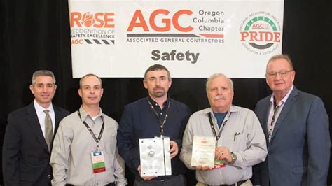 Mvcc Wins First Place In The Agc Rose Recognition Of Safety Excellence