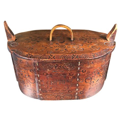 Norway Tine Bentwood Box 1890 For Sale At 1stdibs