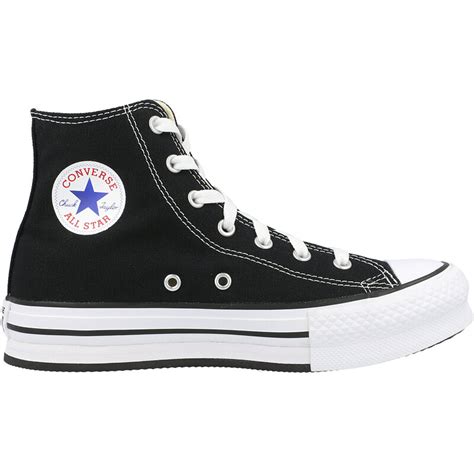 Converse Chuck Taylor All Star Eva Lift Platform Hi Blackwhite Canvas