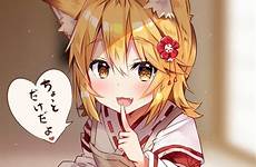 senko san kitsune anime neko pet sewayaki girl little tail manga lolis wolf reddit but her just kawaii board comments