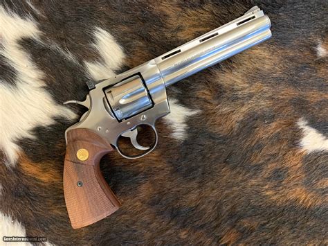 Colt Python Cal 357 Magnum Brushed Stainless 1983 Vintage K9 1 S