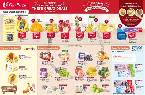 January 29 at 2:00 am ·. NTUC FairPrice National Day Promotion 06 - 12 August 2020 ~ Supermarket Promotions
