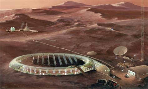Human Mars Mars Colony By Manchu