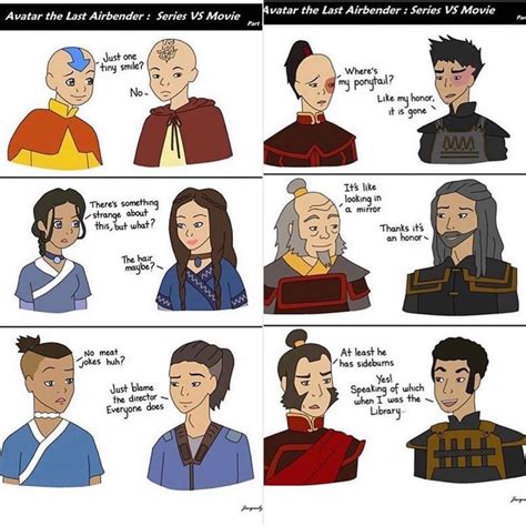 Avatar The Last Airbender Series Vs Movie Thelastairbender