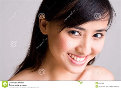Beautiful Eyes Of Asian Women Smiling Stock Photos Image 6184003