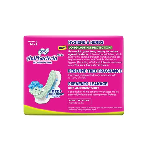 Sofy Antibacteria Sanitary Pads Xl 14 Count Price Uses Side Effects