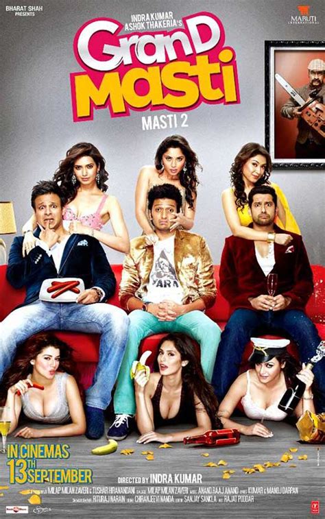 Grand Masti Hindi Movie First Look Posters Masti 2 Actress Images Events Firstlook