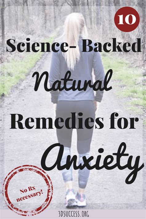 10 Science Backed Natural Remedies For Anxiety 3d Success