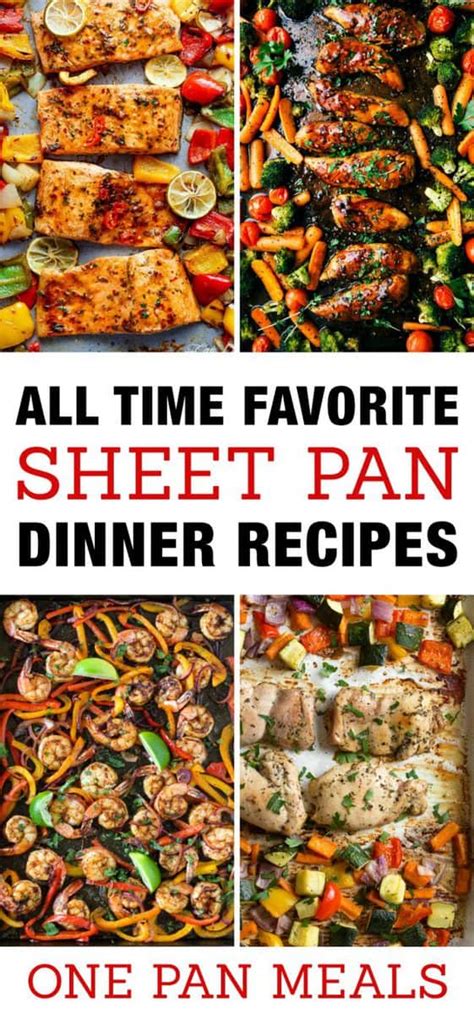 Favorite Sheet Pan Dinner Recipes Easy One Pan Meals