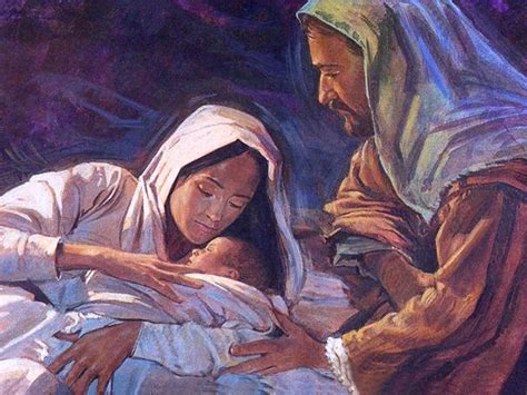 Jesus Christ And Christian Pictures Free Images Of The Birth Of Baby Jesus