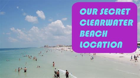 Our Secret Clearwater Beach Location Youtube