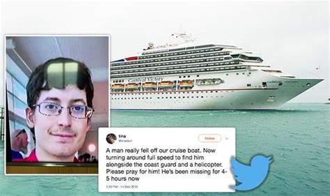 Cruises Carnival Cruise Ship Passenger Disappears Overboard Sparking
