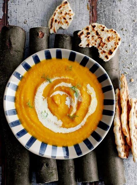 Roasted carrot ginger soup 2. 10 Best Jamie Oliver Carrot Soup Recipes
