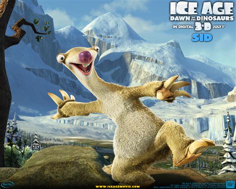 Ice age 3 tree seto sid dinosaurs hatched hd picture free stock photos in image format: Sid the Sloth from Ice Age Desktop Wallpaper