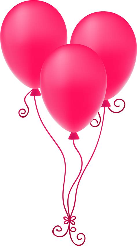 Download Pink Balloon Png Transparent Background Down