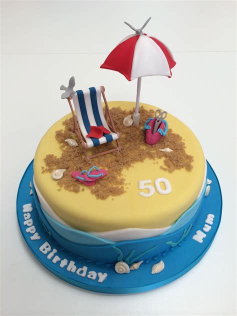 Sugarcraft And Cake Decorating Equipment Beach Birthday Cake Beach Cakes Beach Themed Cakes
