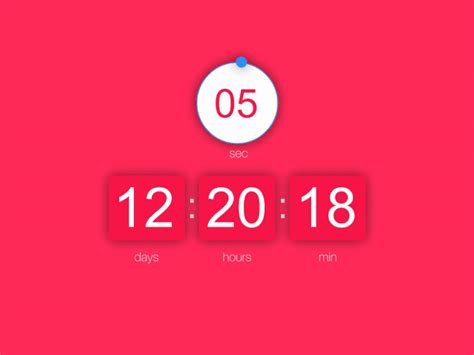 Countdown Timer Dailyui Challenge 014 By Jonathan Hernández On Dribbble