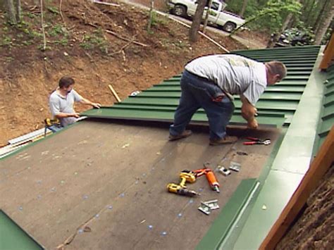 How To Install A Tin Roof How Tos Diy