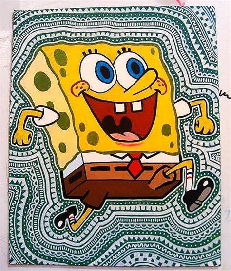 Spongebob An Original Doodle Art Painted With By Thedoodlecorner 35