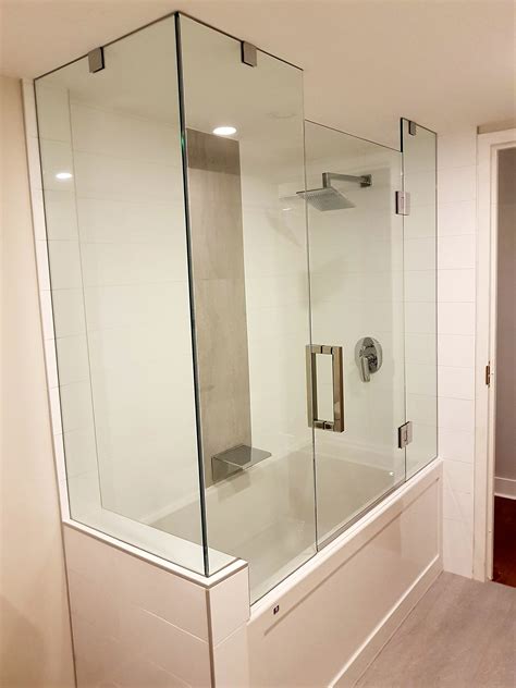 How To Install A Glass Shower Door On A Bathtub Best Design Idea