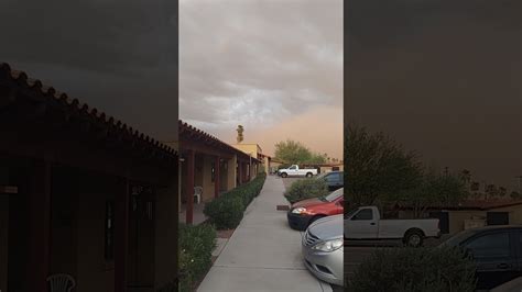 Dust Storm Tucson Az Youtube