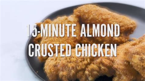 Almond Crusted Baked Chicken Youtube