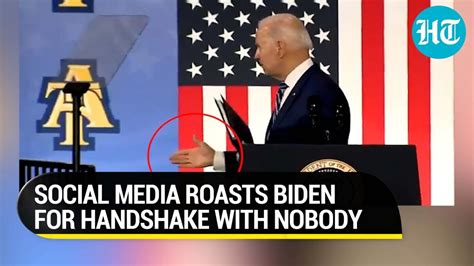 Joe Bidens Awkward Handshake In Thin Air Goes Viral Go Air