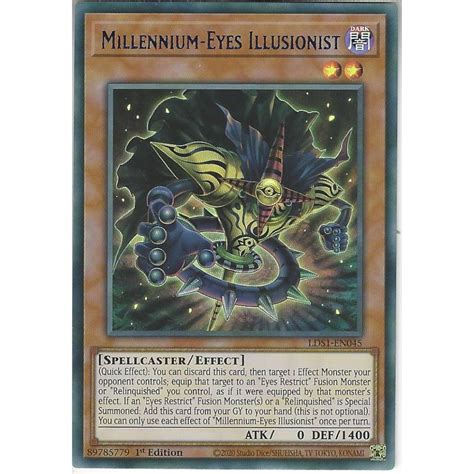 Yu Gi Oh Trading Card Game Lds1 En045 Millennium Eyes Illusionist