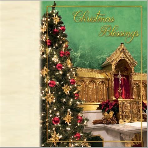 Christmas Blessings St Francis Church Card Saint Francis Of Assisi