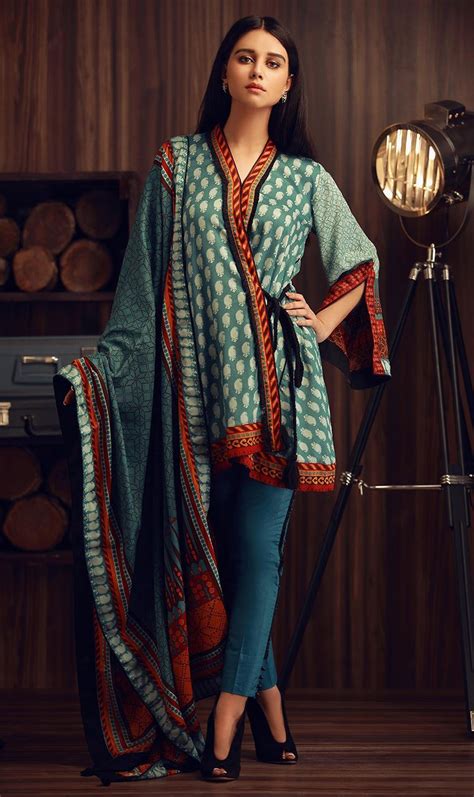 Pretty 3 Piece Unstitched Pakistani Cambric Dress By Orient Textile