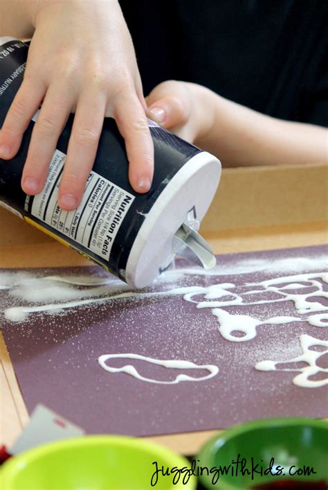 Salt Painting Juggling With Kids