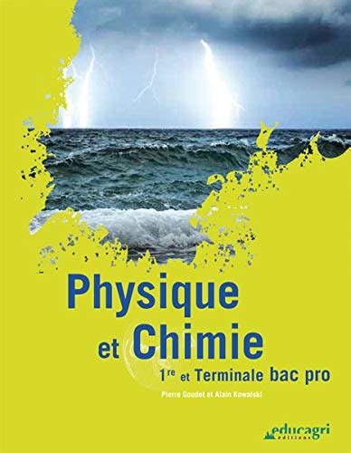 Physique Et Chimie 1e Et Terminale Bac Pro Goudet Pierre Kowalski