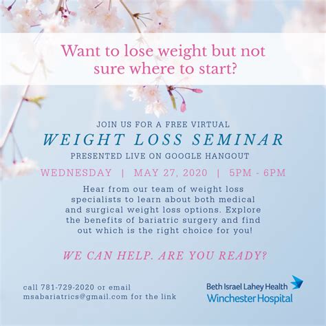 Free Virtual Weight Loss Seminar — Free Bariatric Information Sessions