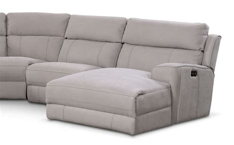 Newport 5 Piece Power Reclining Sectional With Right