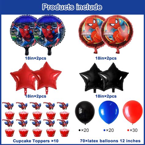 Buy Spiderman Party Balloon Garland Arch Kitspiderman Birthday Party