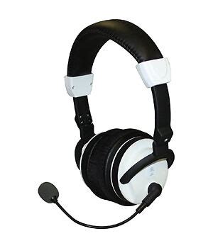Turtle Beach Ear Force X41 Black White Headband Headsets For Microsoft