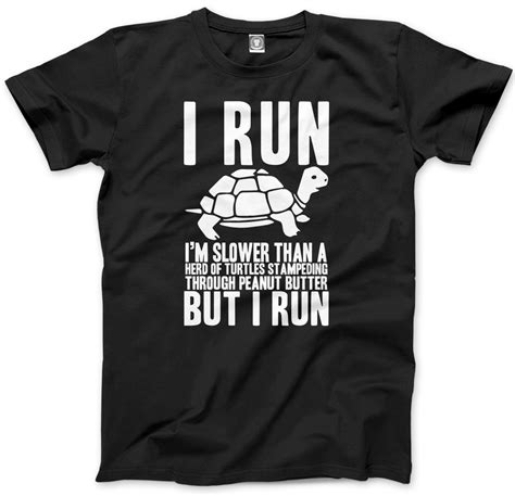 I Run Funny Running Runer Mens Unisex T Shirt Ebay