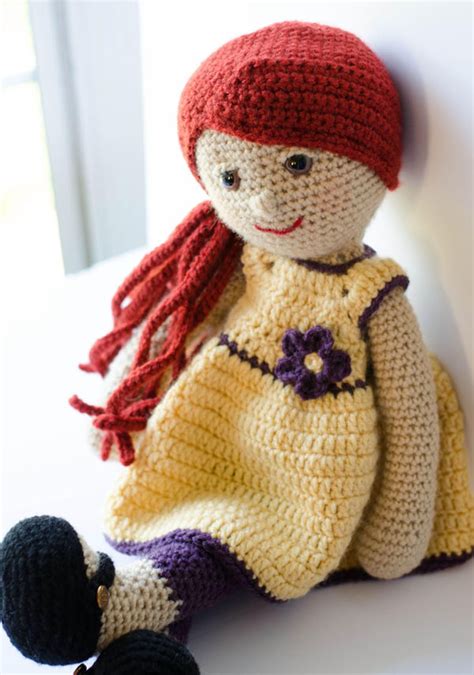Delia Doll Amigurumi Rag Doll Style Craftsy Crochet Doll Pattern