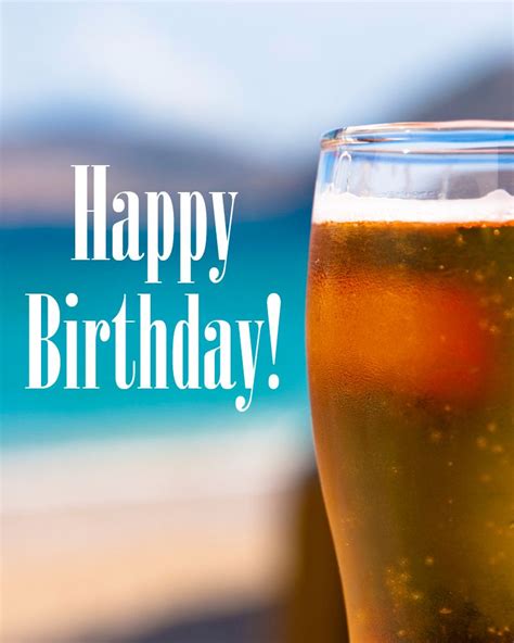 Happy Birthday For Him Beer Images