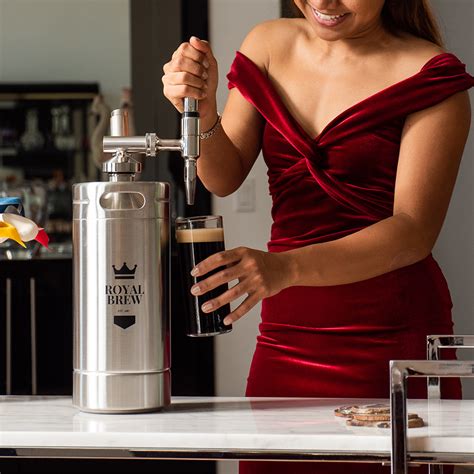 The gas used in these drinks is carbon dioxide. Royal Brew Nitro Cold Brew Coffee Keg // 128 oz (Stainless ...